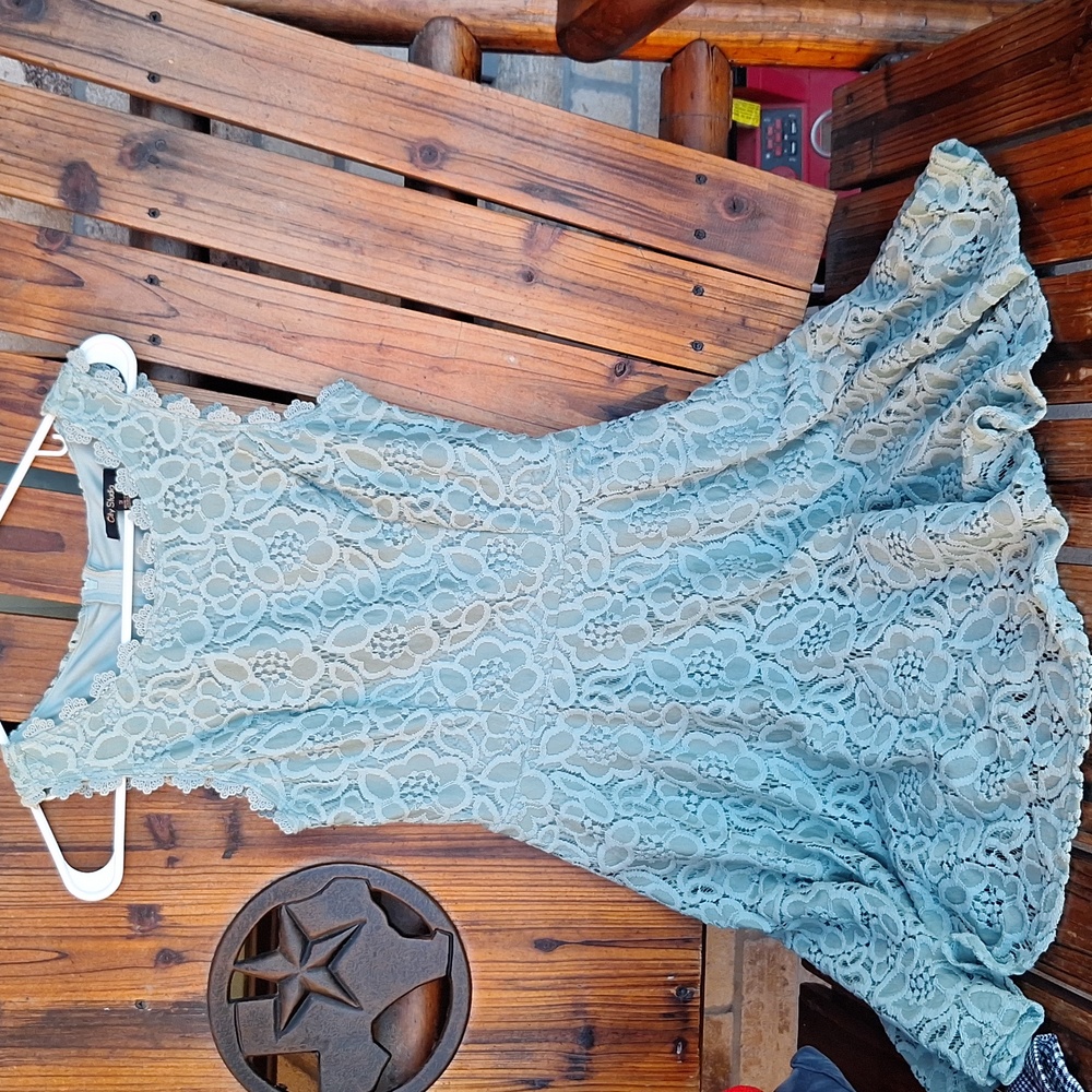 Sage Green Dress